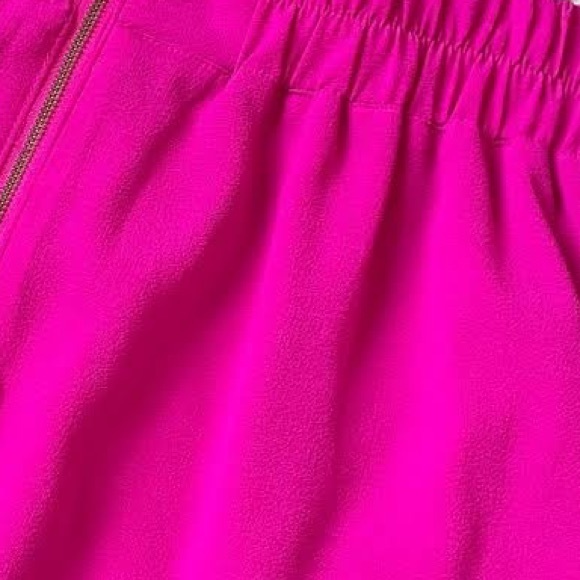 Dynamite skirt fuchsia pink gold zipper detail sexy cute neon flowy stretchy - Picture 4 of 6